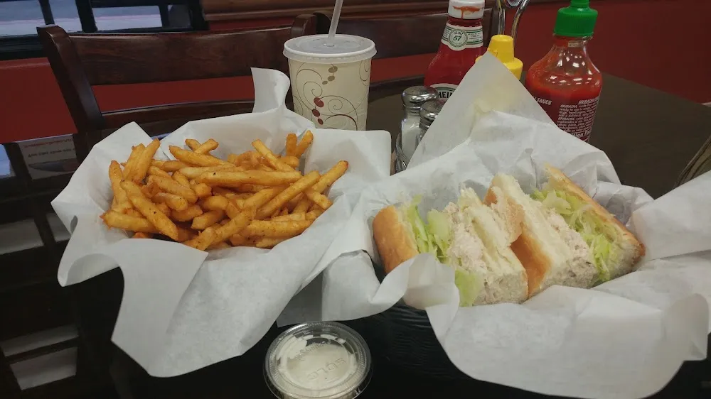 Tuna Salad Sub w Beer Battered Fries